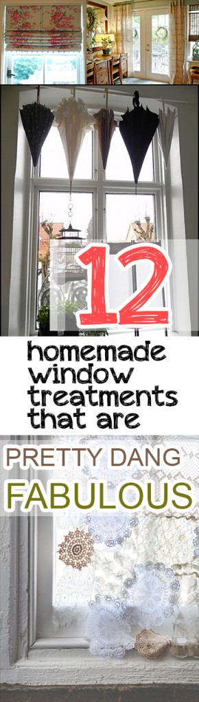 Homemade window treatments, DIY window treatment, easy window treatment ideas, popular pin, home decor, home DIY, home tips and tricks, interior design.
