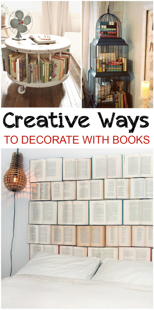 Creative Ways To Decorate With Books • Picky Stitch