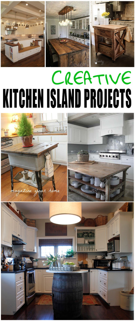 kitchen island, kitchen island projects, DIY kitchen islands, popular pin, DIY home decor, kitchen decor, decorating in the kitchen, kitchen organization. 