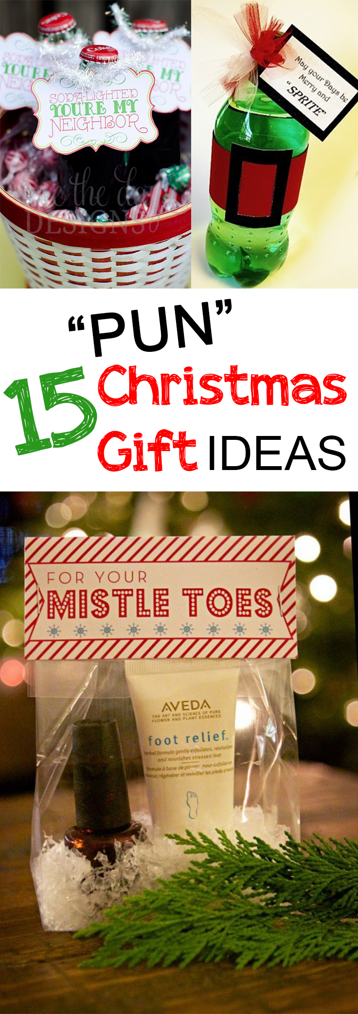Pun Christmas Gifts Ideas DIY Holidays Pickystitch