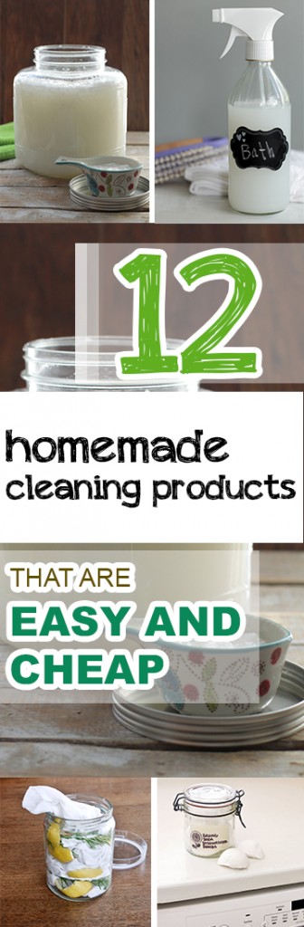 12 Homemade Cleaning Products that are Easy and Cheap