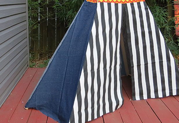 How to Make a No Sew Teepee