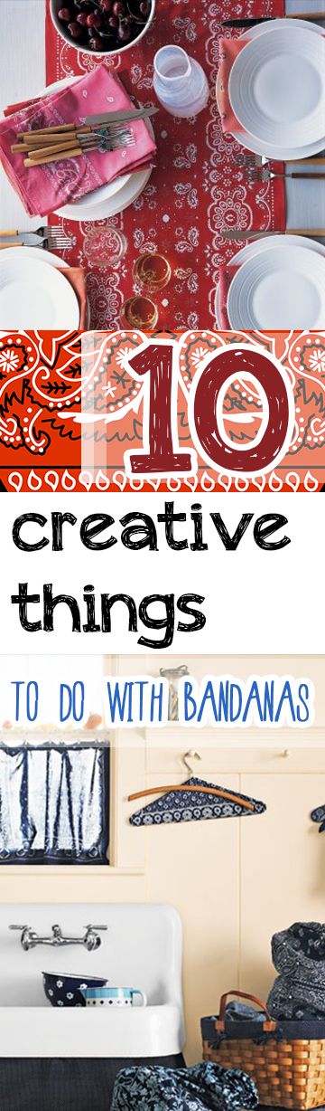 Bandanas, things to do with bandanas, popular pin, DIY home decor, home decor, DIY, DIY crafts, summer craft ideas.