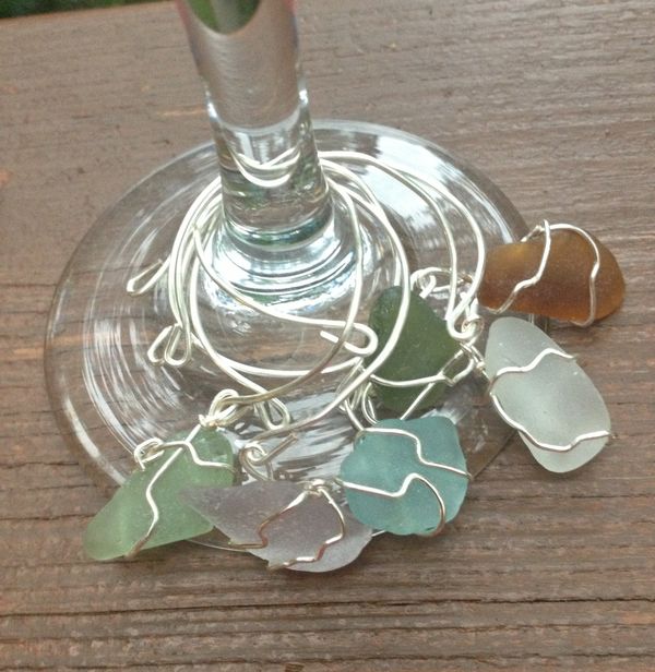 10 Ways to Decorate with Sea Glass2