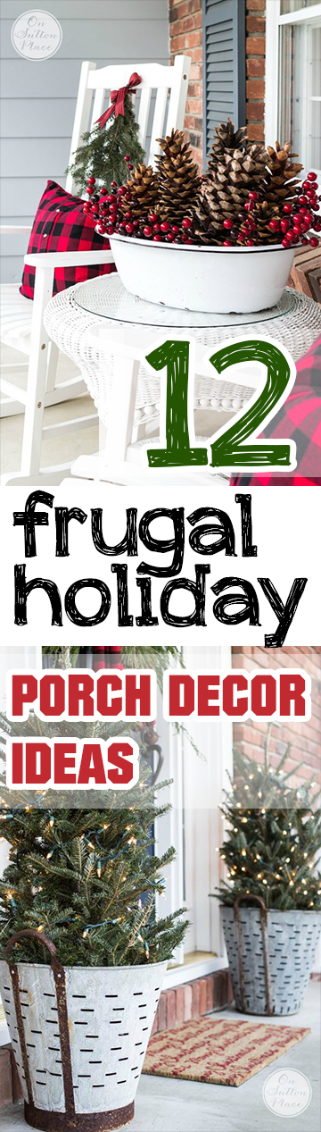 Holiday porch decor, porch decor ideas, DIY holiday decor, popular pin, Christmas decor, DIY home, Christmas, Christmas porch decor.