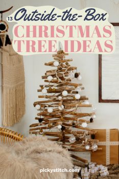 13 Outside-the-Box Christmas Tree Ideas • Picky Stitch