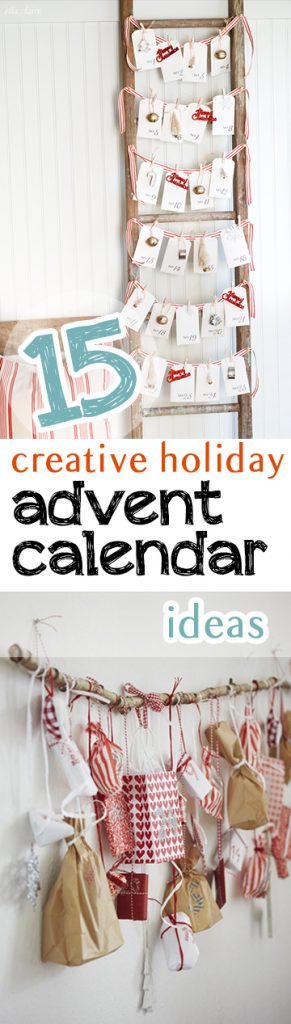 15 Creative Holiday Advent Calendar Ideas • Picky Stitch