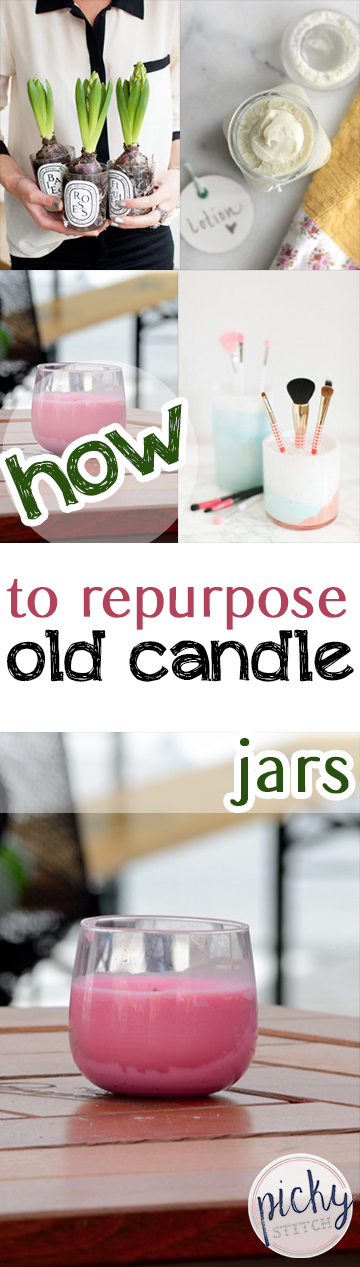 How to Reuse Old Candle Jars, Things to Do With Old Candle Jars, Uses for Candle Jars, How to Recycle Candle Jars, DIY Candle Jars, Popular Pin, DIY Home, Easy Crafts, Crafting, DIY Home Decor, Popular Pin, Things to Do With Candle Jars. 