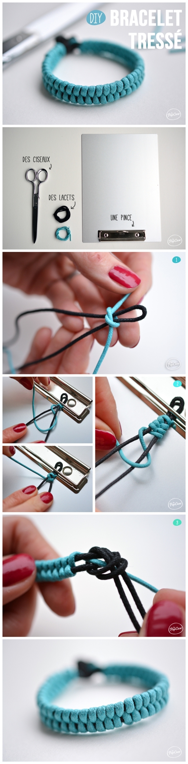 12 Super Simple Homemade Bracelet Tutorials10