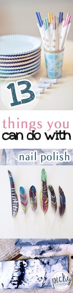 13 Things You Can Do With Nail Polish-Nail Polish Crafts, Crafting With Nail Polish, Things to Do With Nail Polish, Crafts, Easy Crafts, Quick Craft Projects, Quick Craft Projects With Nail Polish, Decorating With Nail Polish