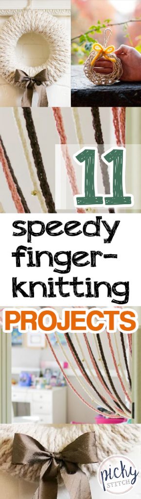 11 Speedy Finger-Knitting Projects - Finger Knitting Craft Projects, Knitting Projects, Craft Projects, Easy Craft Projects for Everyone, Crafts, Easy Crafts, Craft Projects, Finger Knitting Tutorials