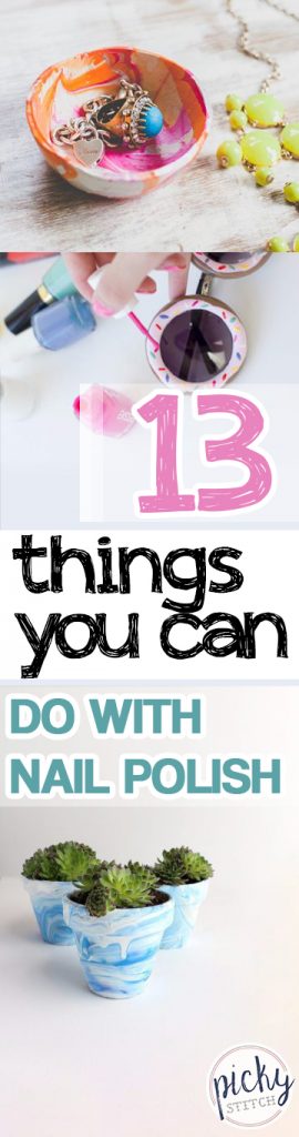 13 Things You Can Do With Nail Polish-Nail Polish Crafts, Crafting With Nail Polish, Things to Do With Nail Polish, Crafts, Easy Crafts, Quick Craft Projects, Quick Craft Projects With Nail Polish, Decorating With Nail Polish