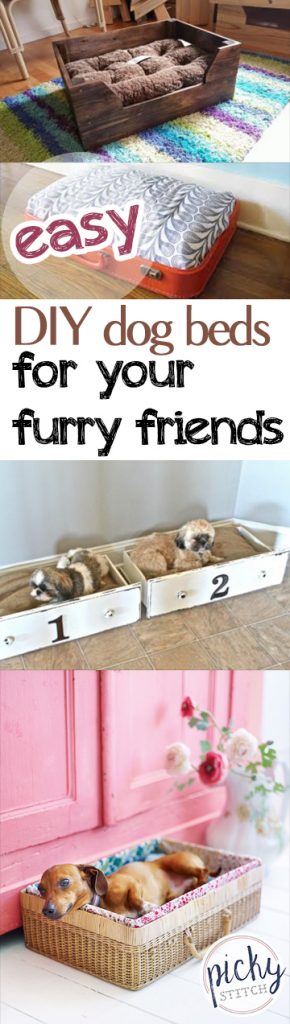 Easy DIY Dog Beds for Your Furry Friends - DIY Dog Beds, DIY Projects, DIY Pet Projects, DIY Pet Beds, Pet Bed Tutorials, Make Your Own Dog Bed, How to Make Your Own Dog Bed, Fast DIY Projects, Quick DIY, Popular Pin