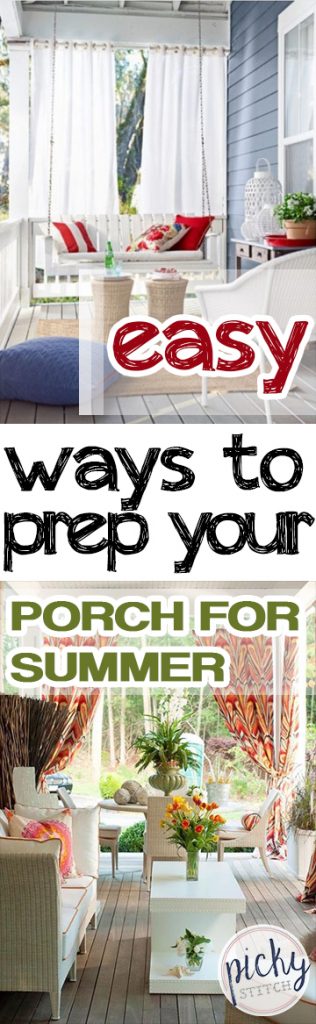 Easy Ways to Prep Your Porch for Summer - Summer Porch Decor, Summer Porch Decor Ideas, Porch Decor Tips and Tricks, Outdoor DIY, Porch and Patio Decor, Summer Projects, Decorating for Summer