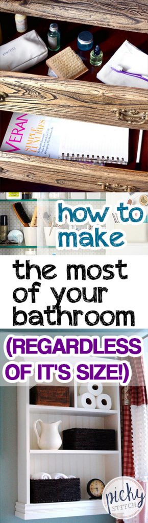 How to Make The Most of Your Bathroom (Regardless of It's Size!) - Bathroom, How to Make the Most of Your Bathroom, Bathroom Tips and Tricks, Bathroom Organization Tips, How to Organize Your Bathroom, Home Organization, Home Organization Tips and Tricks