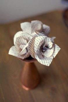 Give The Gift Of Never-Dying Flowers {12 Paper Flower Tutorials} - Paper Flower Crafts, How to Make Paper Flowers, DIY Crafts, Craft Ideas, Easy to Make Crafts, Quick Craft Projects, Fun Gift Ideas