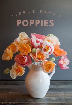 Give The Gift Of Never-Dying Flowers {12 Paper Flower Tutorials} - Paper Flower Crafts, How to Make Paper Flowers, DIY Crafts, Craft Ideas, Easy to Make Crafts, Quick Craft Projects, Fun Gift Ideas