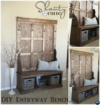 Renovate Your Entryway with a DIY Bench! {10 Tutorials and Projects}| How to Decorate Your Entryway, Entryway Renovation, Entryway Renovation Projects, DIY Home, DIY Home Decor, Popular Pin, DIY Bench Projectss