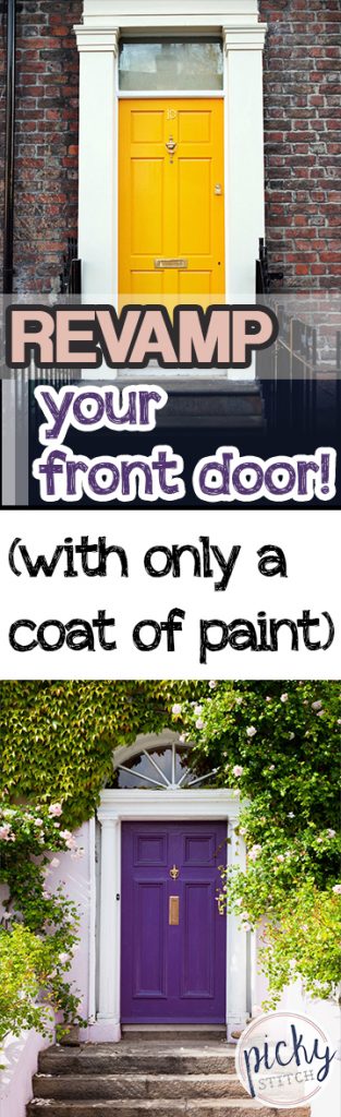 Revamp Your Front Door! (With Only A Coat of Paint)| How to Repaint Your Front Door, Curb Appeal Projects, Easy Curb Appeal Projects, DIY Home, DIY Home Decor, Painting Hacks, Painting Tips and Tricks, Paint for a Perfect Line, Popular Pin