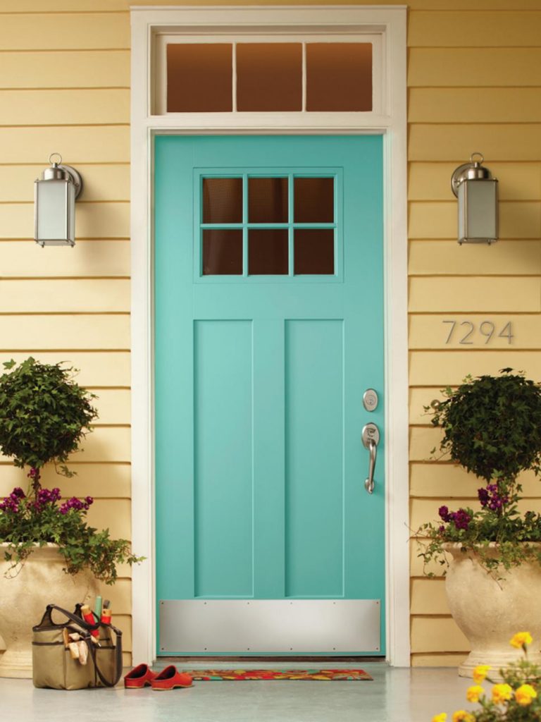 Revamp Your Front Door! (With Only A Coat of Paint)| How to Repaint Your Front Door, Curb Appeal Projects, Easy Curb Appeal Projects, DIY Home, DIY Home Decor, Painting Hacks, Painting Tips and Tricks, Paint for a Perfect Line, Popular Pin