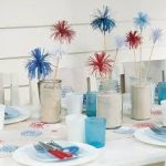 Set Your Table Ablaze! 10 DIY 4th of July Centerpieces| Fourth of July Party Centerpieces, Centerpieces for the 4th, Holiday Centerpieces, DIY Holiday Centerpieces, Holiday Tablescape, Fourth of July Tablescape Ideas, Popular Pin