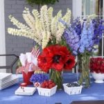 Set Your Table Ablaze! 10 DIY 4th of July Centerpieces| Fourth of July Party Centerpieces, Centerpieces for the 4th, Holiday Centerpieces, DIY Holiday Centerpieces, Holiday Tablescape, Fourth of July Tablescape Ideas, Popular Pin