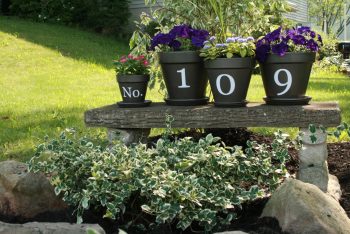 11 Appealing DIY Ways to Display Your Housenumber| How to Display Your House Number, House Number Displays, DIY Ways To DIsplay Your House Number, Displaying Your House Number, Popular Pin 