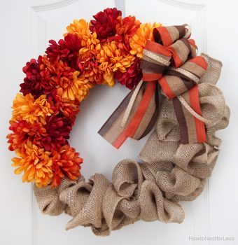 12 Beautiful DIY Fall Wreaths| DIY Fall Wreaths, Wreaths for Fall, Fall Porch Decor, DIY Porch Decor, Fall Wreaths, Front Porch Decor, DIY Front Porch Decor, Popular Pin