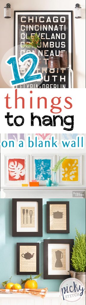 12 Things to Hang on a Blank Wall| Hang Things on A Blank Wall, Blank Wall Hangings, DIY Wall Decor, DIY Wall Decor Ideas, How to Decorate Your Walls, Home Decor, DIY Home Decor, Popular Pin 