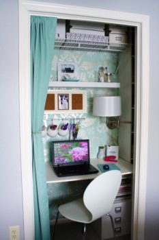 How to Make a Closet Office| Closet Office, Closet Office Projects, Office Project, DIY Home Office, Home Office Projects, DIY Home Office Projects. Popular Projects.