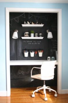 How to Make a Closet Office| Closet Office, Closet Office Projects, Office Project, DIY Home Office, Home Office Projects, DIY Home Office Projects. Popular Projects.