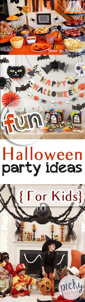 Fun Halloween Party Ideas { For Kids} • Picky Stitch