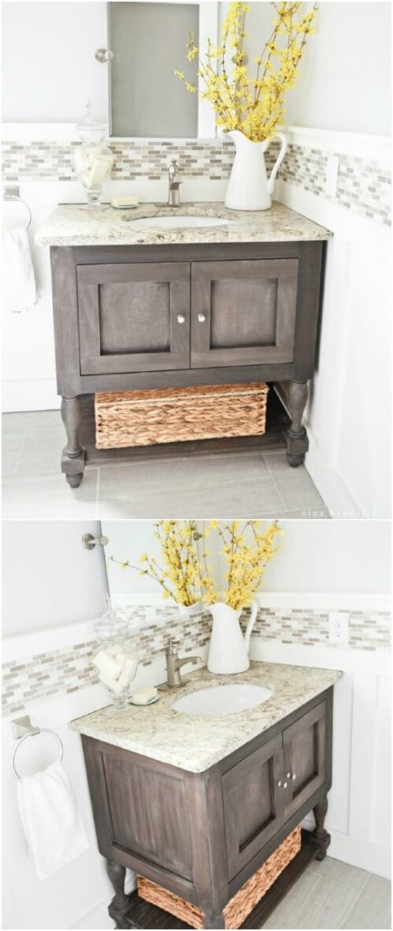  DIY Bathroom Vanity, Bathroom Vanity Projects, DIY Bathroom Projects, Bathroom Upgrades, DIY Bathroom Improvements, Make Your Own Bathroom Vanity, Bathroom Vanity Projects, Popular Pin