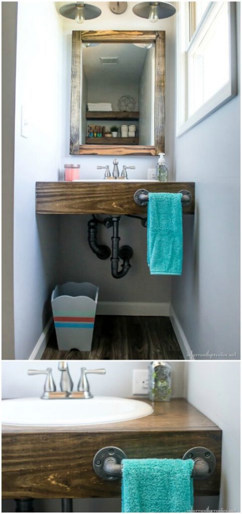  DIY Bathroom Vanity, Bathroom Vanity Projects, DIY Bathroom Projects, Bathroom Upgrades, DIY Bathroom Improvements, Make Your Own Bathroom Vanity, Bathroom Vanity Projects, Popular Pin