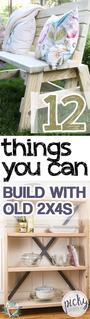 12 Things You Can Build With Old 2x4s| Craft Projects, Easy Craft Projects, Repurpose Crafts, Easy Repurpose Crafts, 2x4 Craft Projects, 2x4 Tutorials, Popular Pin. #CraftProjects #EasyCraftProjects #Crafts 