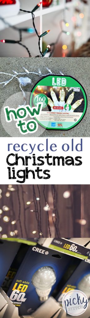 How to Recycle Old Christmas Lights| Recycling, Home Recycling Tips and Tricks, Christmas Light Recycling, Christmas Light Decor, #Christmas #ChristmasLights