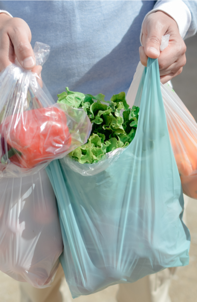 It can be tricky finding ways to store plastic bags. Try keeping all of your unused plastic bags in a metal basket. 