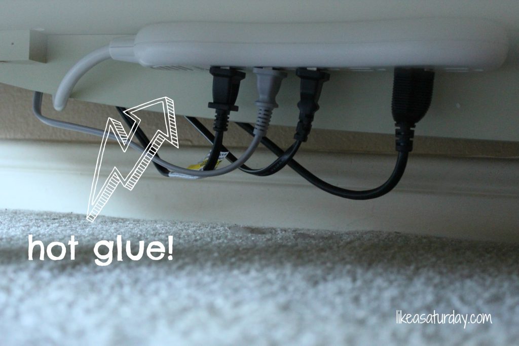 Make Your Television Chords VANISH • Picky Stitch