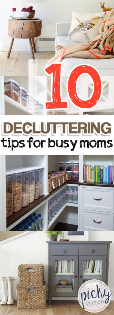 10 Decluttering Tips for Busy Moms| DIY Ideas, Decluttering Ideas, Decluttering Home, Declutter and Organize, Declutter, Organization Ideas for the Home, Home Organization Ideas