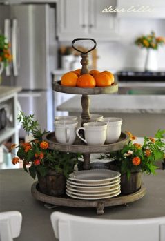 10 Ways to Style Tiered Trays| Tiered Tray Decor, Tiered Tray Decor Kitchens, Tiered Tray DIY, DIY Projects, DIY Crafts, Home Decor, Home Decor Ideas, DIY Home Decor
