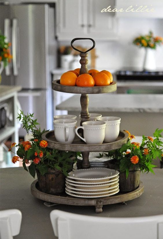 10 Ways to Style Tiered Trays • Picky Stitch
