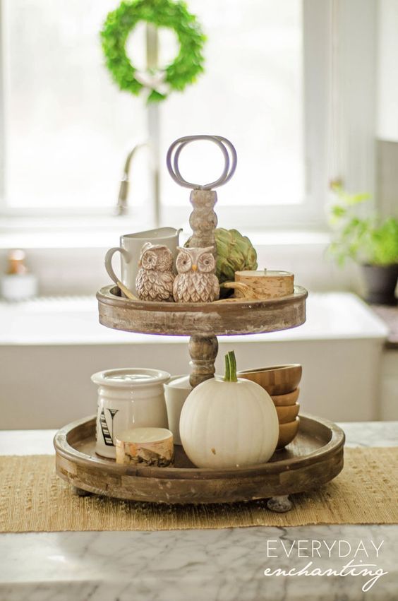 10 Ways to Style Tiered Trays • Picky Stitch