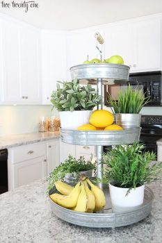 10 Ways to Style Tiered Trays| Tiered Tray Decor, Tiered Tray Decor Kitchens, Tiered Tray DIY, DIY Projects, DIY Crafts, Home Decor, Home Decor Ideas, DIY Home Decor