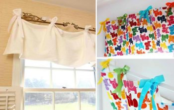 valance designs, no-sew valance designs, DIY valence designs, valence design ideas, no-sew valence design ideas