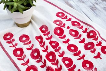 How to Dress Up Plain Tea Towels • Picky Stitch