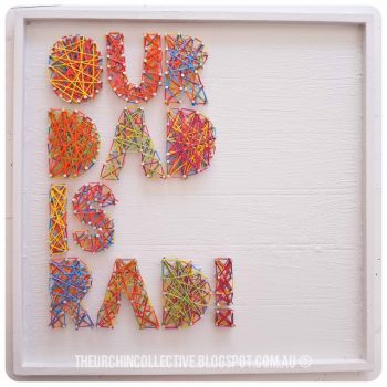 Celebrate Father's Day with one of these cute and adorable string art crafts for kids! Dads deserve some recognition and you can show them some with these string art crafts! They are fun to make and he will love them! 