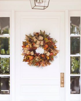 Burlap Fall Wreaths | Fall Wreaths | Fall Front Porch Decor | Fall Decorations with Burlap | Burlap | Burlap for Fall Decorations | Fall Decorations