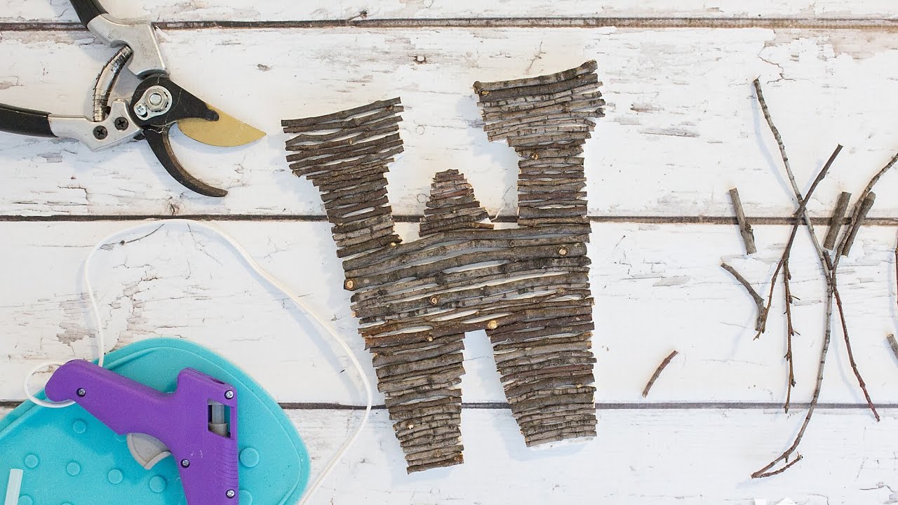 Twig letters are becoming one of the biggest trends in home decor right now. Unfortunately they can get a little pricey. Lucky for you, they are easy to DIY! Learn how here. 