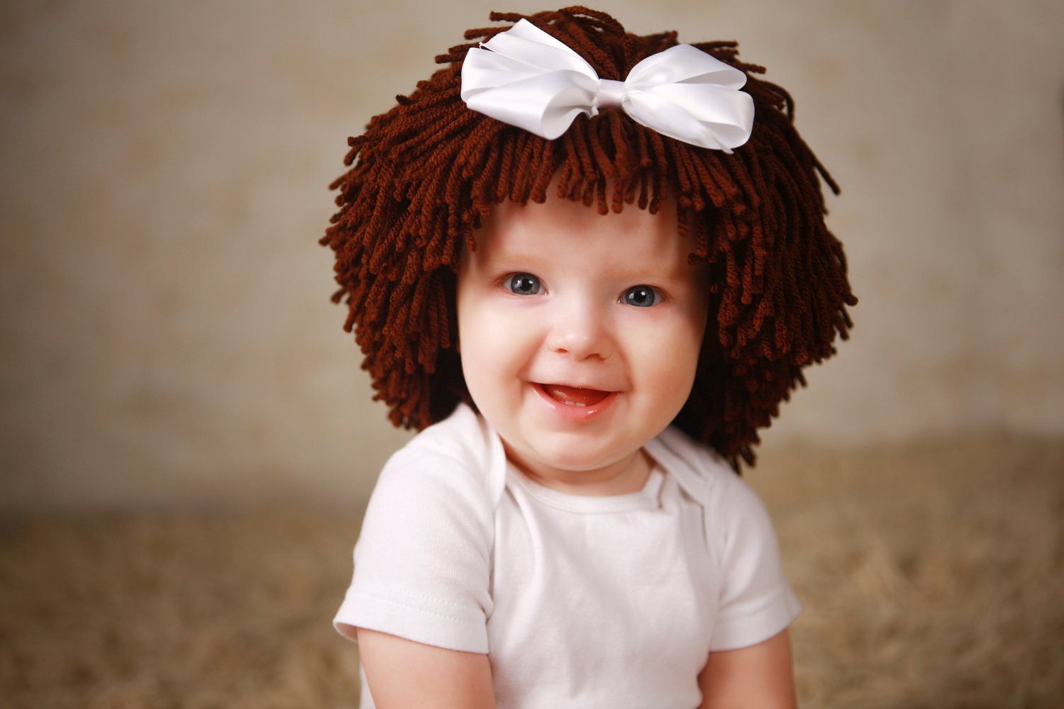 Stinkin' Cute Crochet Cabbage Patch Wigs • Picky Stitch