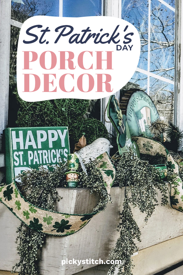 I am part Irish. St. Patrick's Day is a big deal in our home. We go all out. The first place I start is on the front porch. I wan't others to feel the same luck the Irish have and these porch decor items are just the trick for making that happen. Look for light ideas, ideas for diy wreaths and more. Make your porch fun and inviting with these decor ideas. Read on for more holiday ideas. #holidayporchdecor #stpatricksdayporchdecor #howtodecorateyourporchforstpatricksday